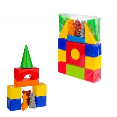 Конструктор Colorplast Теремок №1 20 деталей ПВХ 1-064