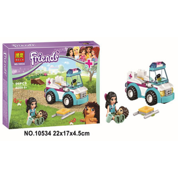 Конструктор BELA FRIENDS 96 деталей 10534 Конструктор BELA FRIENDS 96 деталей 10534