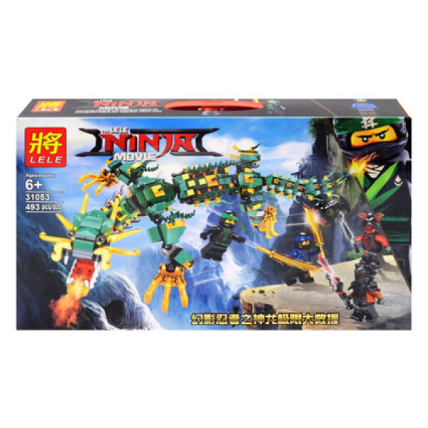 Конструктор NINJA MOVIE 493 деталі 31053 Конструктор NINJA MOVIE 493 деталі 31053