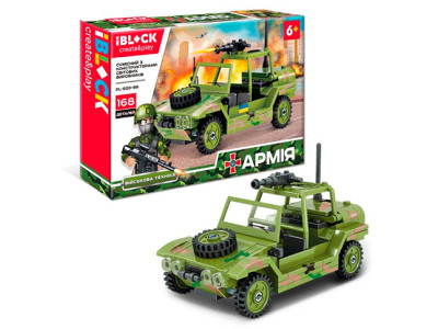 Конструктор IBLOCK армія 168 деталей інструкція українською в коробці 30х2 PL-920-99 Конструктор IBLOCK армія 168 деталей інструкція українською в коробці 30х2 PL-920-99