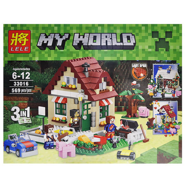 Конструктор "MINECRAFT" "Пора року" 569 елементів 33016