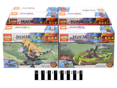 Констр. "NINJA" (коробка 6 шт.) р.382*14*142 см 899-1-6