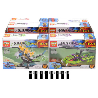 Констр. "NINJA" (коробка 6 шт.) р.382*14*142 см 899-1-6