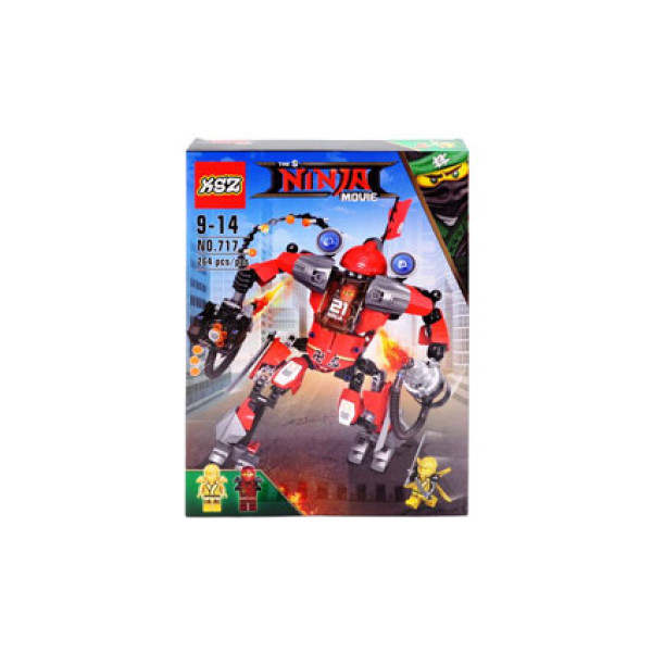Конструктор "Ninja" (коробка) 264 дет. р.40*2*55 см 717