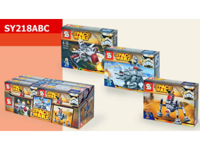 Конструктор SENCO SPACE WARS 3 види SY218ABC