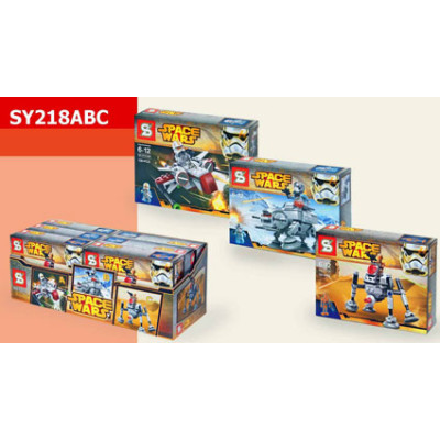 Конструктор SENCO SPACE WARS 3 види SY218ABC
