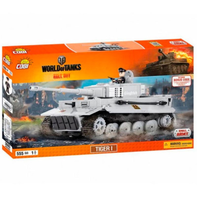 Конструктор СОВІ. World Of Tanks Тигр І 545 деталей СОВІ-3000В