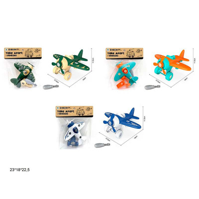 Конструктор з викруткою літак YC426-F/C/J Конструктор з викруткою літак YC426-F/C/J