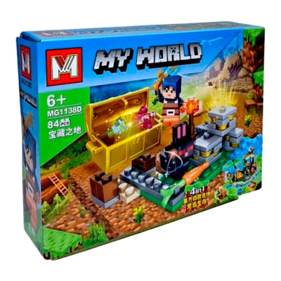 Конструктор My World блоковий пластиковий MG1138_seriesD