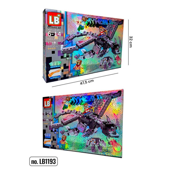 Конструктор блоковий My World пластиковий LB1193