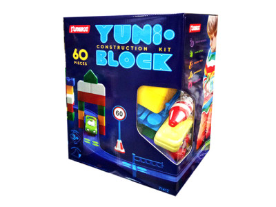 Конструктор дитячий "YUNI-BLOK" 60 елементів Юника 71412