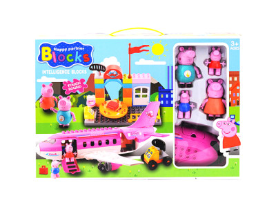 Конструктор із великими деталями "Літак" YM8808 Конструктор із великими деталями "Літак" YM8808