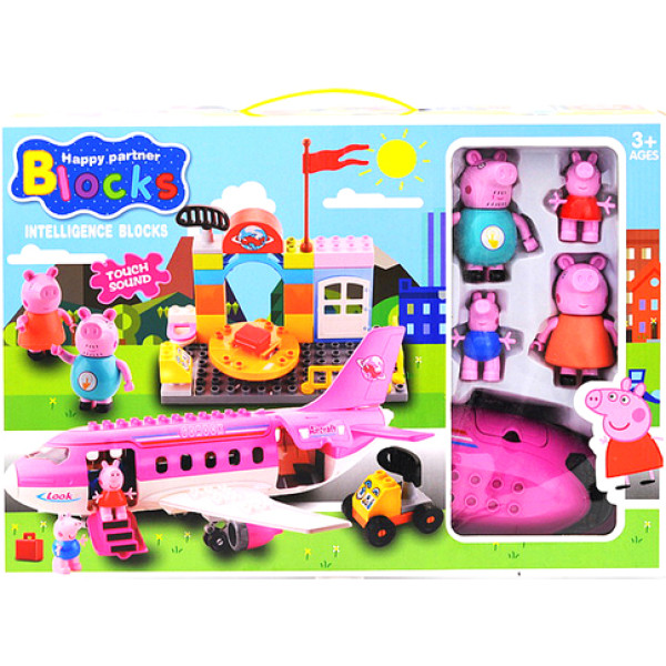 Конструктор із великими деталями "Літак" YM8808 Конструктор із великими деталями "Літак" YM8808