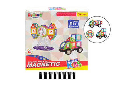 Дитячий Конструктор магнітний Super Kids 61 деталь 6013