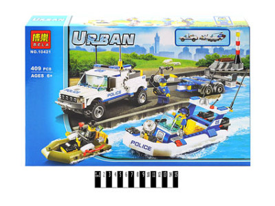 Конструктор Поліцейський патруль (409 деталей) 10421 Конструктор Поліцейський патруль (409 деталей) 10421