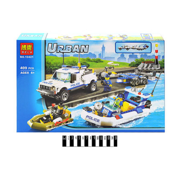 Конструктор Поліцейський патруль (409 деталей) 10421 Конструктор Поліцейський патруль (409 деталей) 10421
