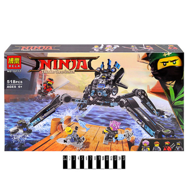 Конструктор NINJA MOVIE Водний робот NINJA MOVIE 10717
