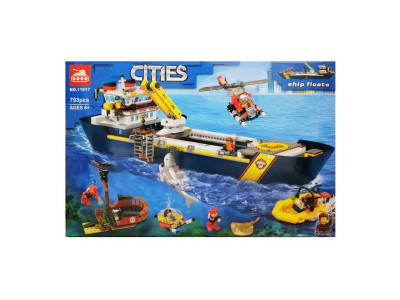 Конструктор "CITIES "Океан: науково-дослідний корабель" Конструктор "CITIES 11617 Конструктор "CITIES "Океан: науково-дослідний корабель" Конструктор "CITIES 11617