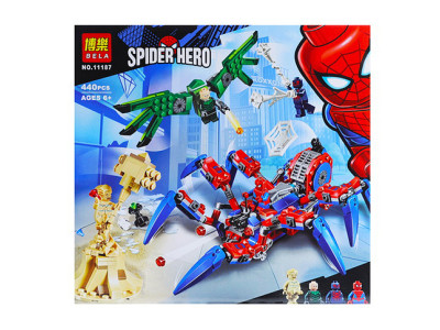 Конструктор "Marvel Heroes" "Всюдихід Spiderman" 440 елементів 11187 Конструктор "Marvel Heroes" "Всюдихід Spiderman" 440 елементів 11187