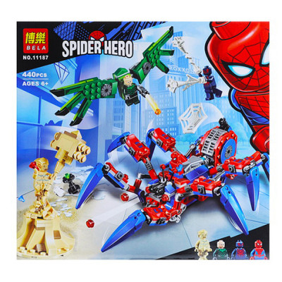 Конструктор "Marvel Heroes" "Всюдихід Spiderman" 440 елементів 11187 Конструктор "Marvel Heroes" "Всюдихід Spiderman" 440 елементів 11187