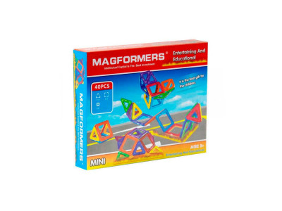 Конструктор магнітний у коробці 40 деталей 8A