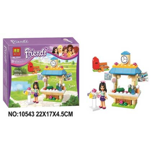 Конструктор BELA FRIENDS 101дет в коробці 22*17*45см 10543