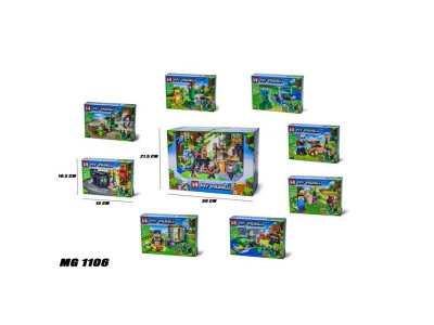 Конструктор MINECRAFT 8 видів в ассортименті MG1106 Конструктор MINECRAFT 8 видів в ассортименті MG1106