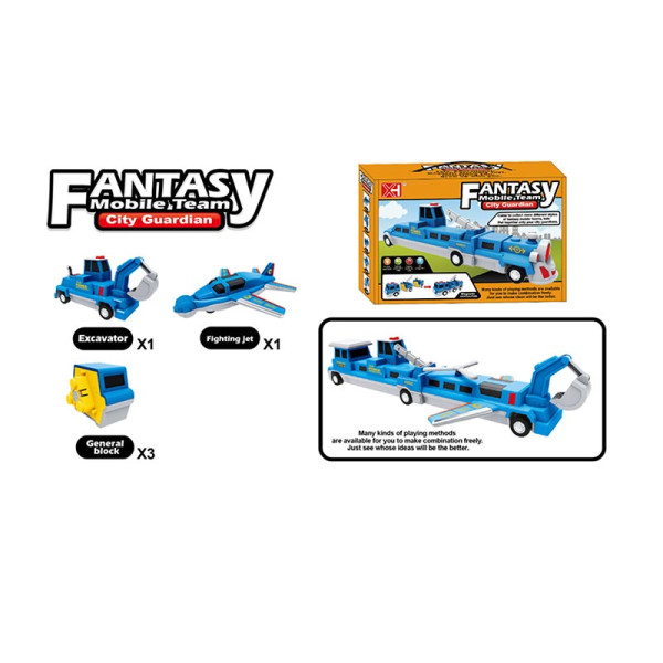 Конструктор транспорт 9 деталей магнітний XH886 Конструктор транспорт 9 деталей магнітний XH886