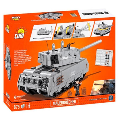 Конструктор СОВІ World Of Tanks Mauerbrecher 875 деталей СОВІ-3032
