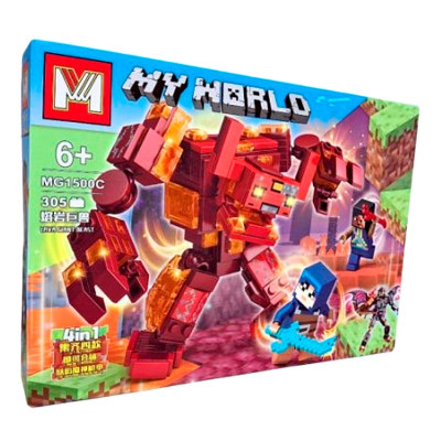 Конструктор My World блоковий пластиковий MG1500_seriesC