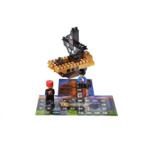 Конструктор qbee "Block&Steps: Піратський корабель" 41 деталей блочний QB300-104