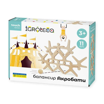 Настільна Гра-балансир Igroteco Акробати деревяний 900491
