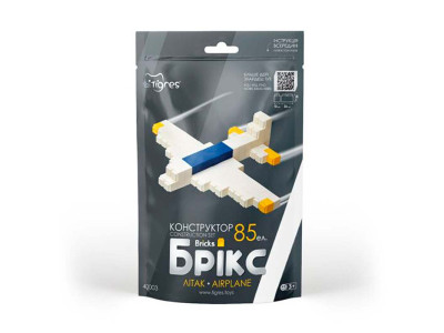 Конструктор "Брікс" літак Tigres 85 елементів 40003