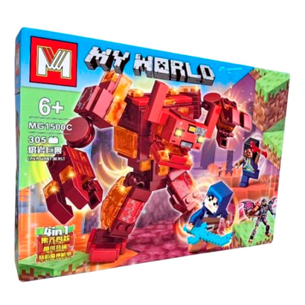 Конструктор My World блоковий пластиковий MG1500_seriesC Конструктор My World блоковий пластиковий MG1500_seriesC