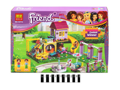 Конструктор FRIENDS Ігровий майданчик Хартлейк Сіті 332 деталі 10774
