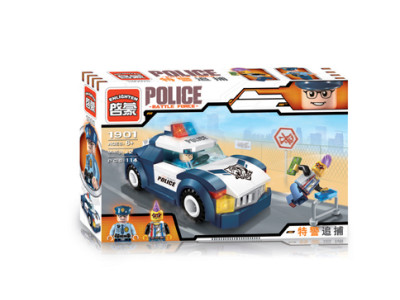 Конструктор "Police" в собр.кор. 114дет. 22*145*45см 1901