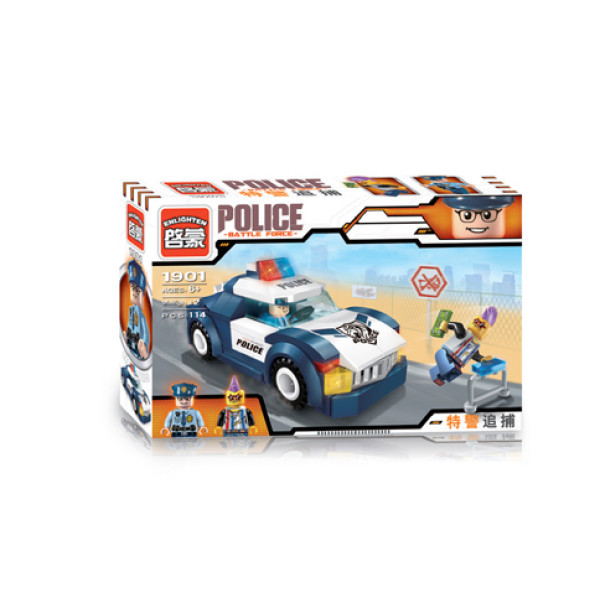Конструктор "Police" в собр.кор. 114дет. 22*145*45см 1901