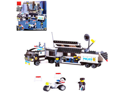 Конструктор Поліцейський штаб у трейлері BRICK 128