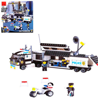 Конструктор Поліцейський штаб у трейлері BRICK 128
