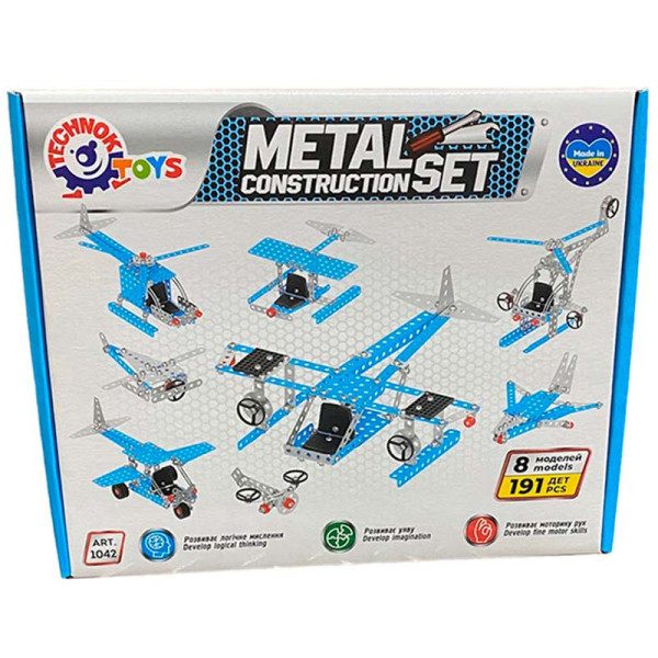 Конструктор Технок Повітряний транспорт металевий 1042