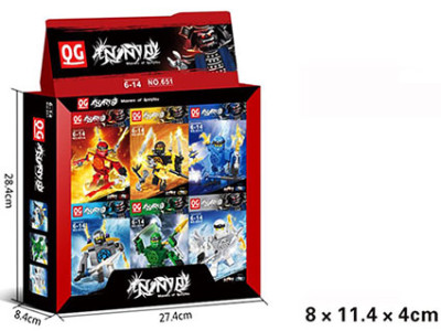 Конструктор Ninja (6 видів) 651