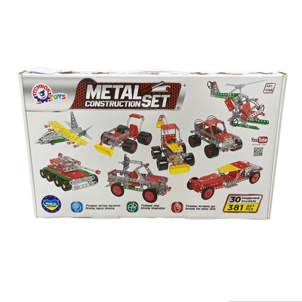 Конструктор Технок "Мега набір" металевий 4364