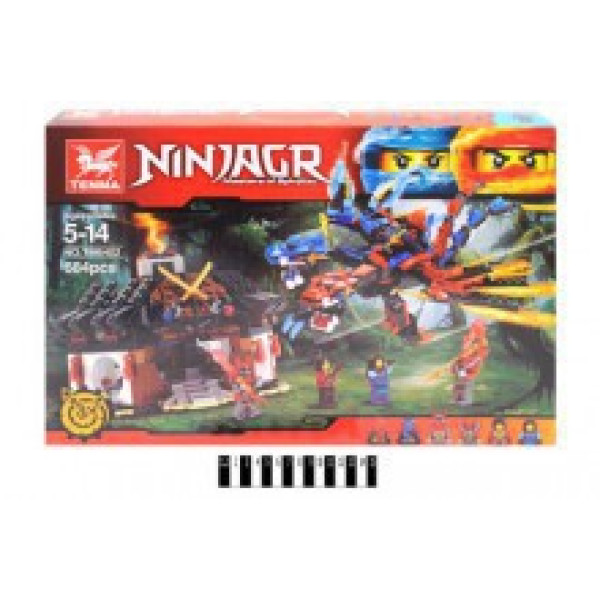 Конструктор NINJAGR 684 деталі TM6402 Конструктор NINJAGR 684 деталі TM6402