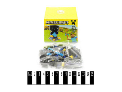 Конструктор із мультфільму Minecraft Brick (128 деталей) 1018 Конструктор із мультфільму Minecraft Brick (128 деталей) 1018