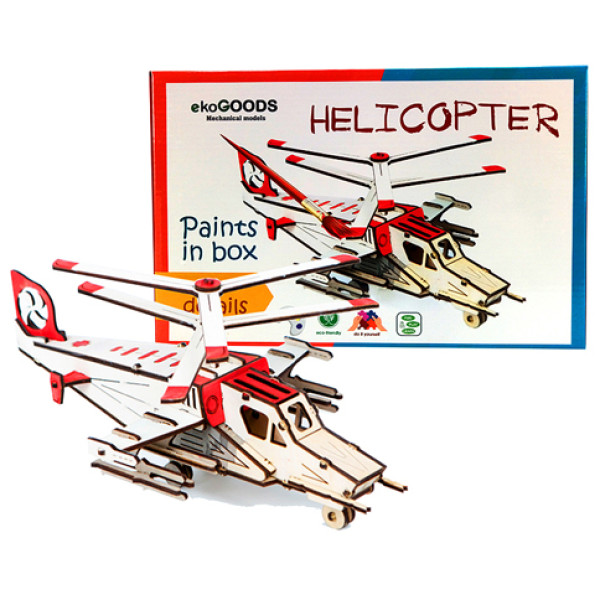 Конструктор-модель Вертоліт ekoGOODS19872004