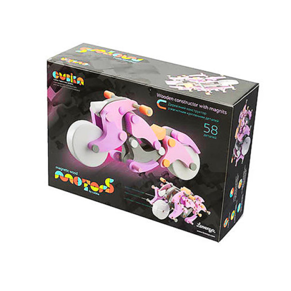 Деревяний Мотоцикл GIR-Чоппен "LM-1" ТМ CUBIKA 11629