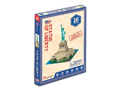 CubicFun Тривимірна головоломка-конструктор "СТАТУЯ СВОБОДИ" серія міні S3026h CubicFun Тривимірна головоломка-конструктор "СТАТУЯ СВОБОДИ" серія міні S3026h