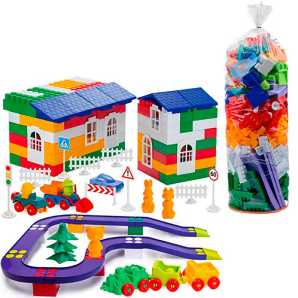 Конструктор "Лідер" №8 400 деталей у пакеті 1920 Конструктор "Лідер" №8 400 деталей у пакеті 1920