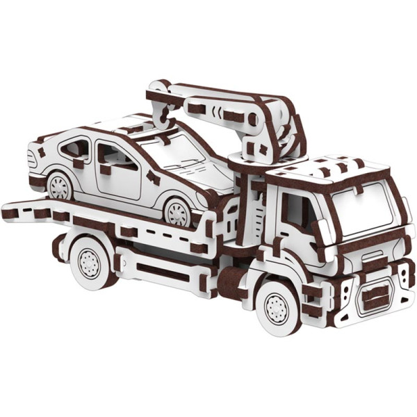 Конструктор Mr.Playwood Евакуатор механічний дерев'яний 10805