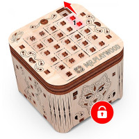 Конструктор Mr.Playwood Скринька Таємниця Тигра механічний дерев'яний 10606 Конструктор Mr.Playwood Скринька Таємниця Тигра механічний дерев'яний 10606